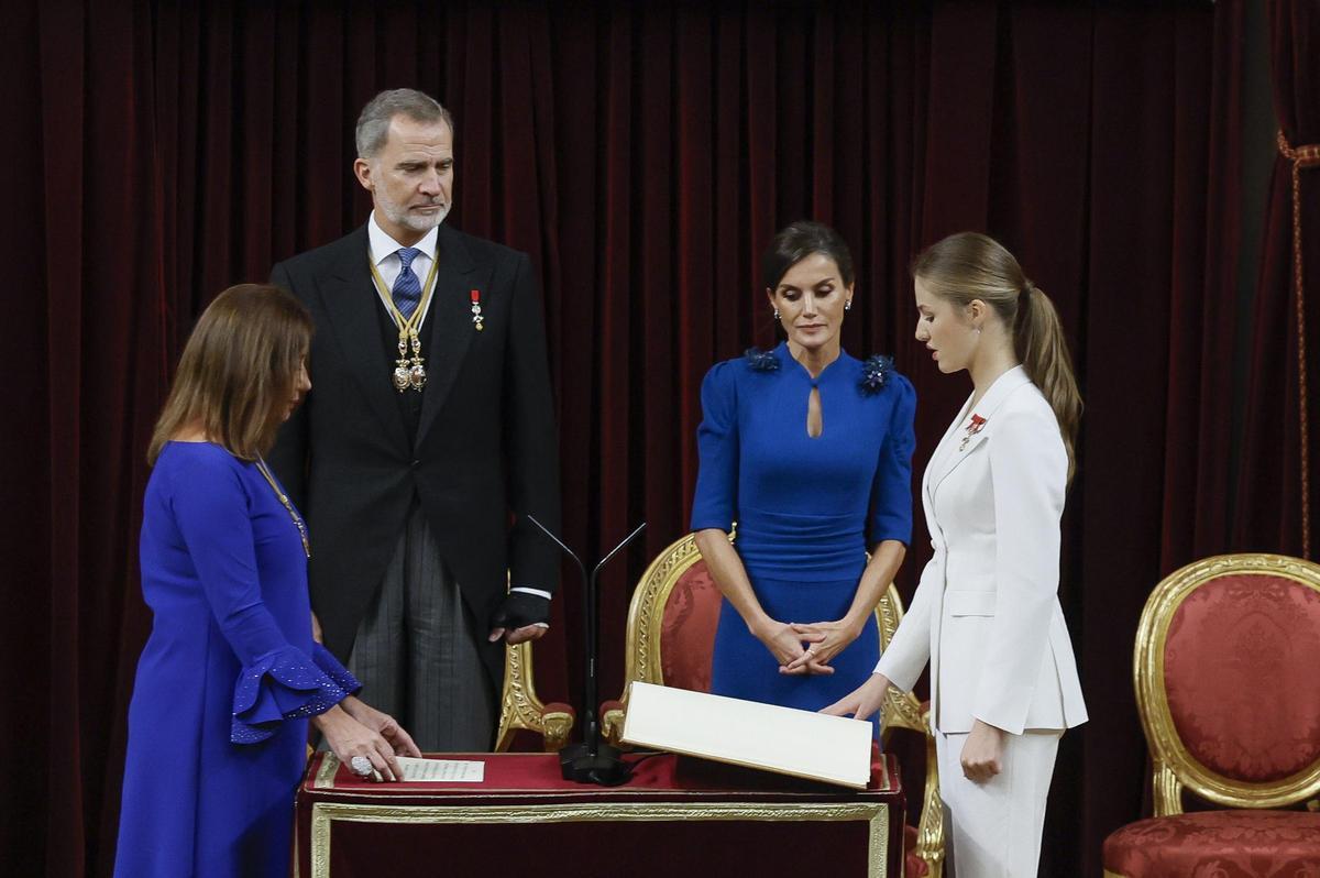 Leonor jura la Constitución en su 18 cumpleaños