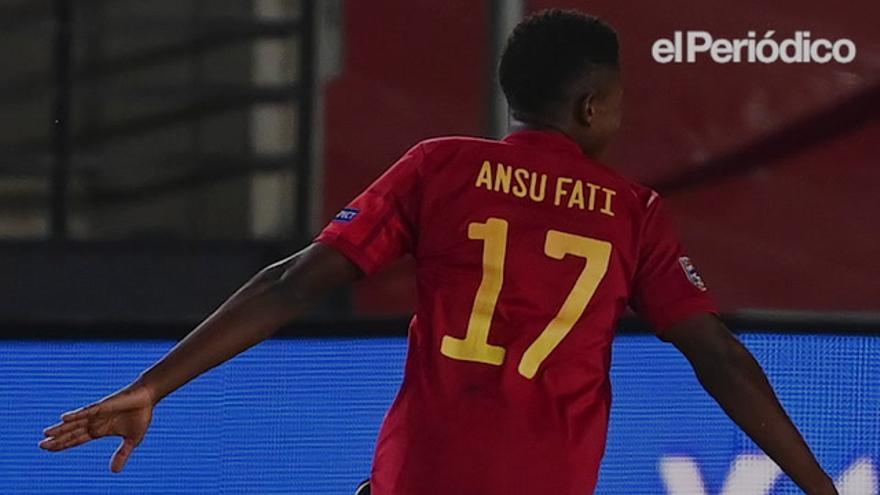 Ansu Fati: el niño récord que ilusiona en la selección