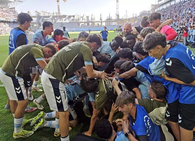 El Celta Fortuna-Ponferradina, en imágenes