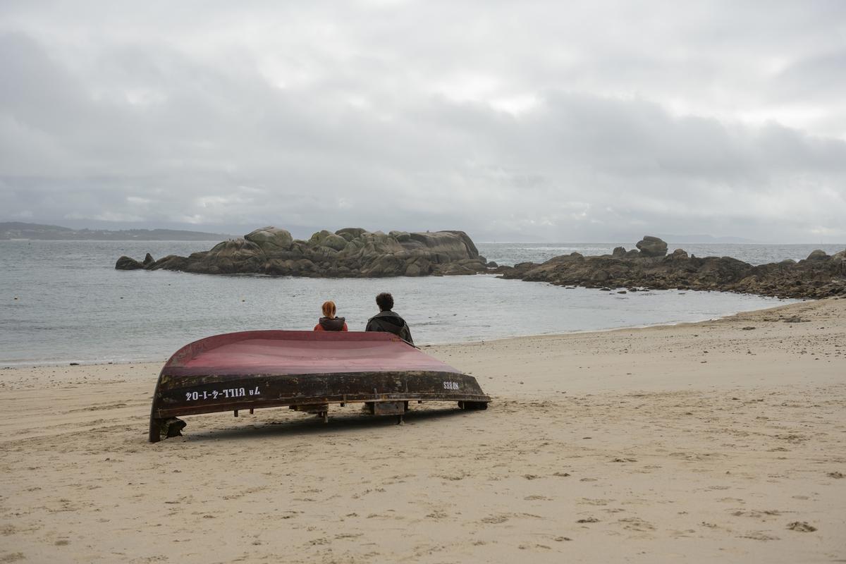 Una escena en San Vicente do Mar, en O Grove