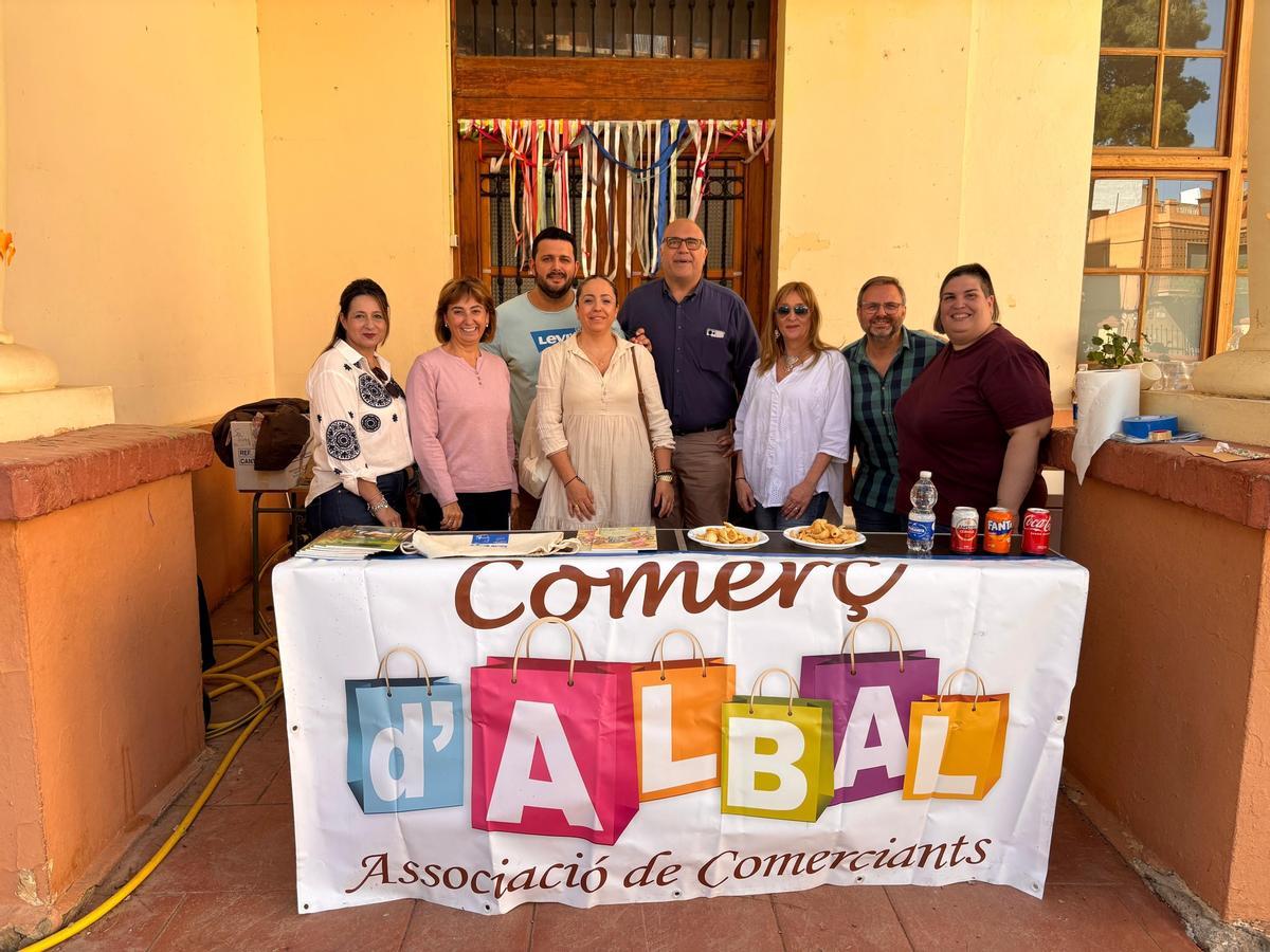 El estand de la Asociación de Comerciantes de Albal, Acixea.