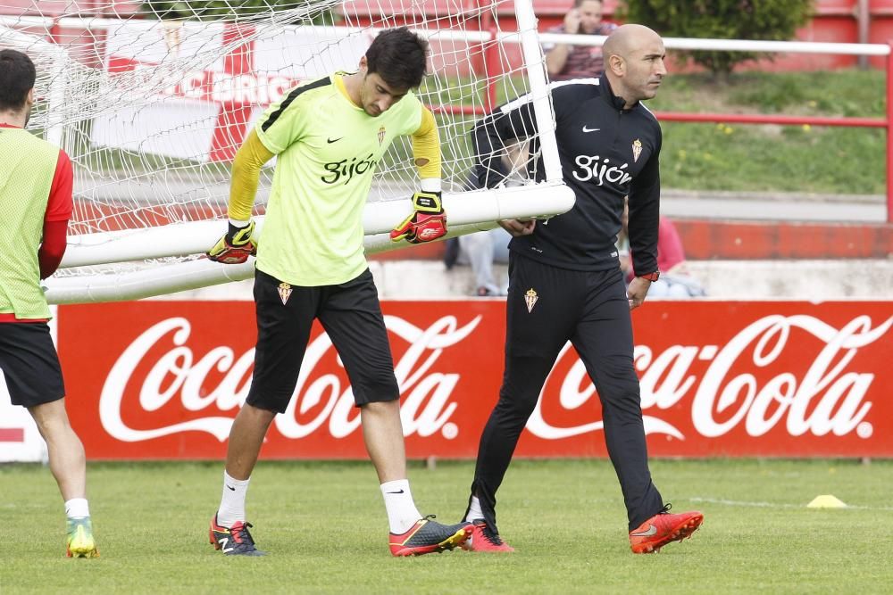 Entrenamiento del Sporting