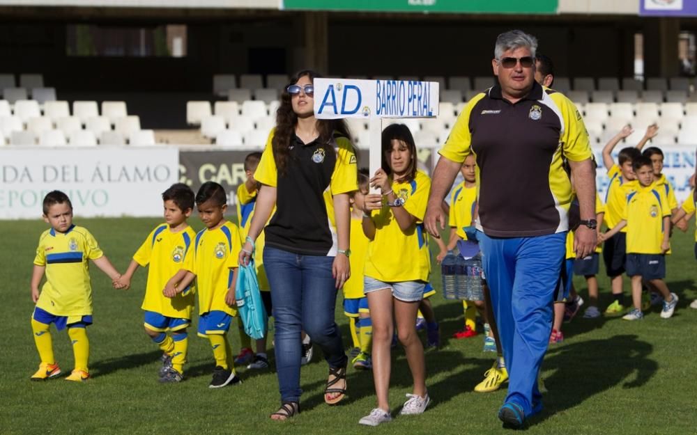 Clausura de la liga local de fútbol base de Cartag