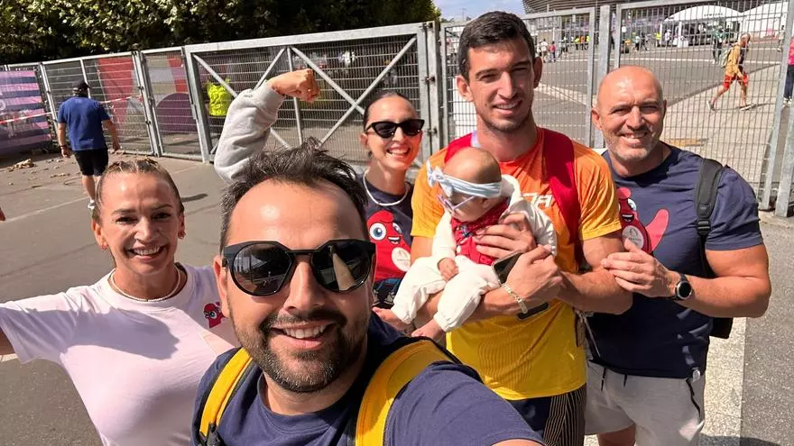 Los nervios de la familia de Quique Llopis en su debut en los Juegos Olímpicos de París