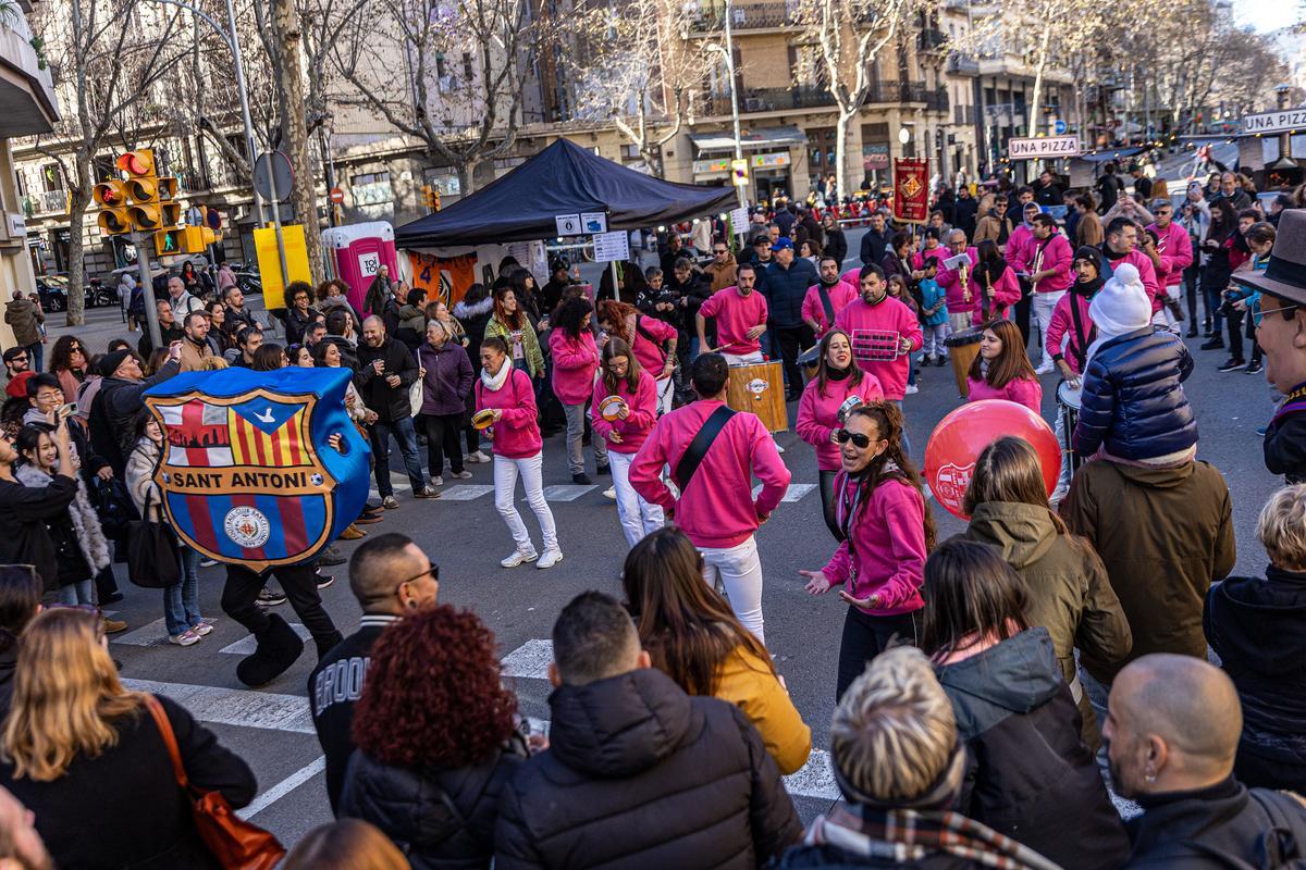 Fiesta de los Tres Tombs en Sant Antoni