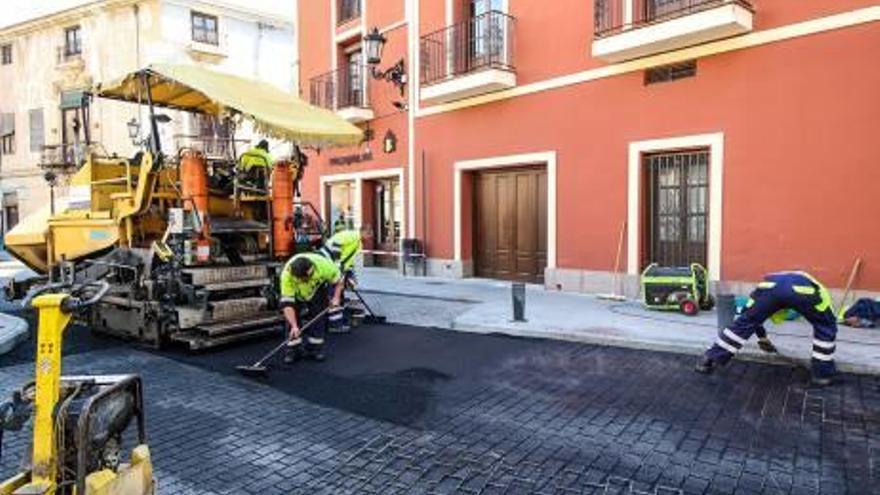 La Plaza de Santa Lucía acaba mañana el primer tramo