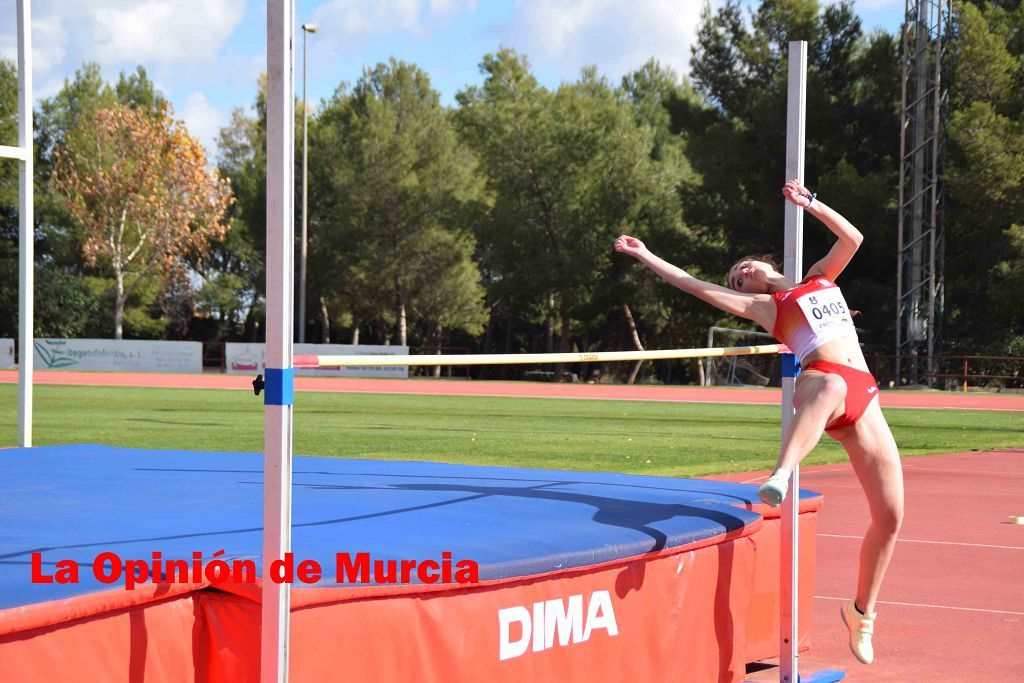 Regional absoluto y sub-23 de atletismo en Lorca (I)