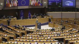 Christine Lagarde, en el Banco Central Europeo. EPC