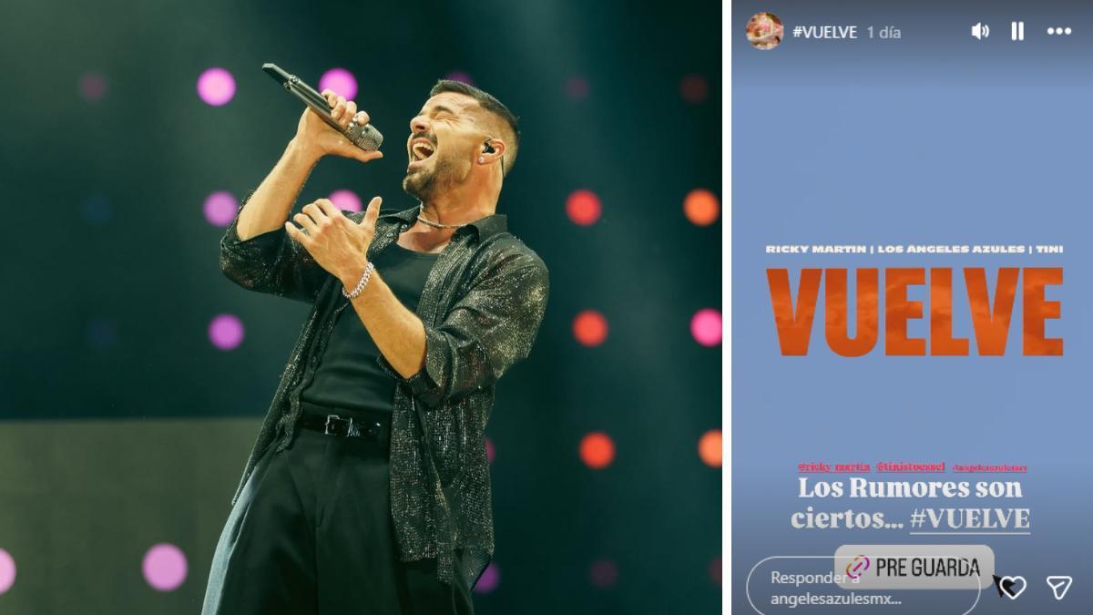 Ricky Martin 'Vuelve' INSTAGRAM