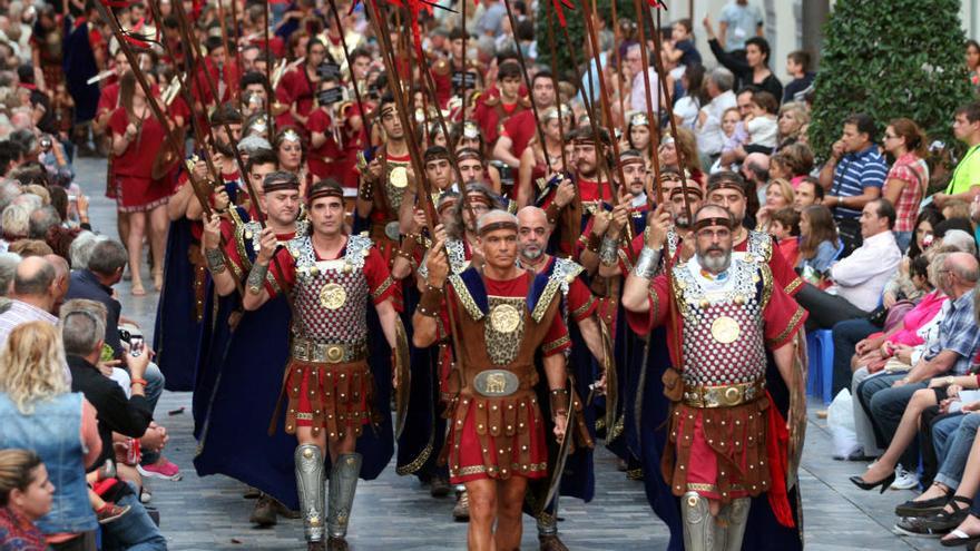 Las Tropas de Aníbal durante el desfile general.