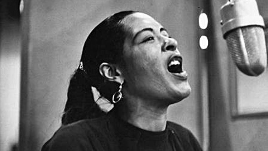 La cantante Billie Holiday.