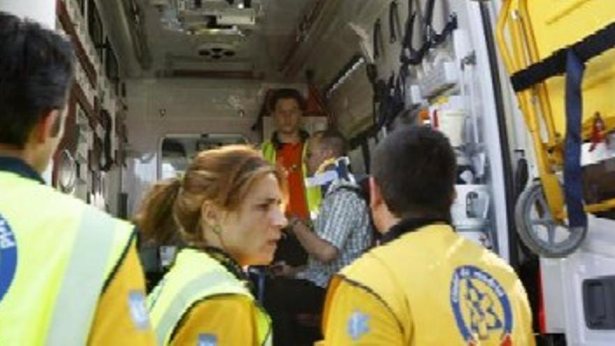 Heridas leves 57 personas en el choque de dos trenes de cercanías en Madrid