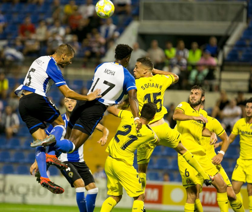 El Hércules genera dudas en su puesta de largo en el Rico Pérez al verse superado por el Villarreal B