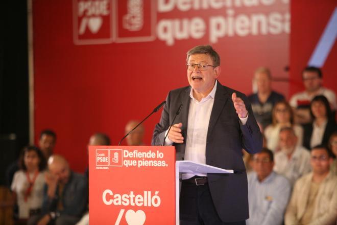 Pedro Sánchez apoya a Amparo Marco en Castelló