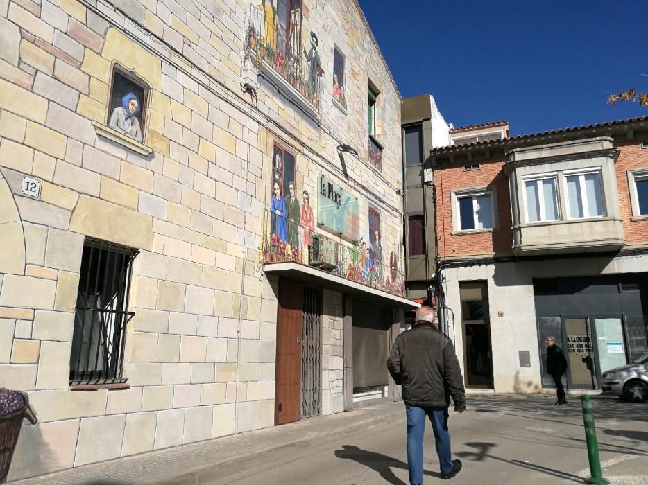 Mural de la plaça de la Vila de Navarcles