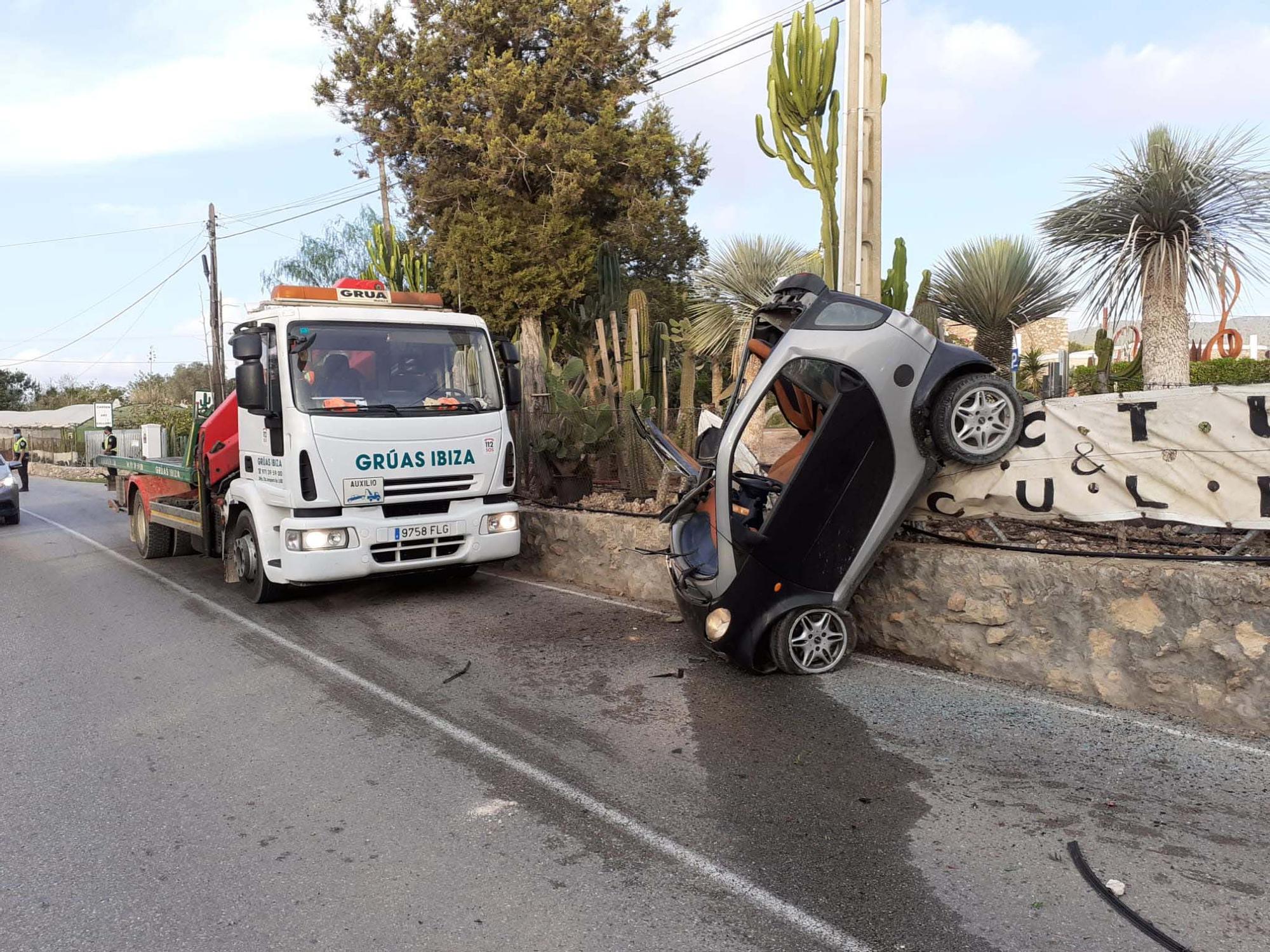 Accidente de tráfico carretera Porroig