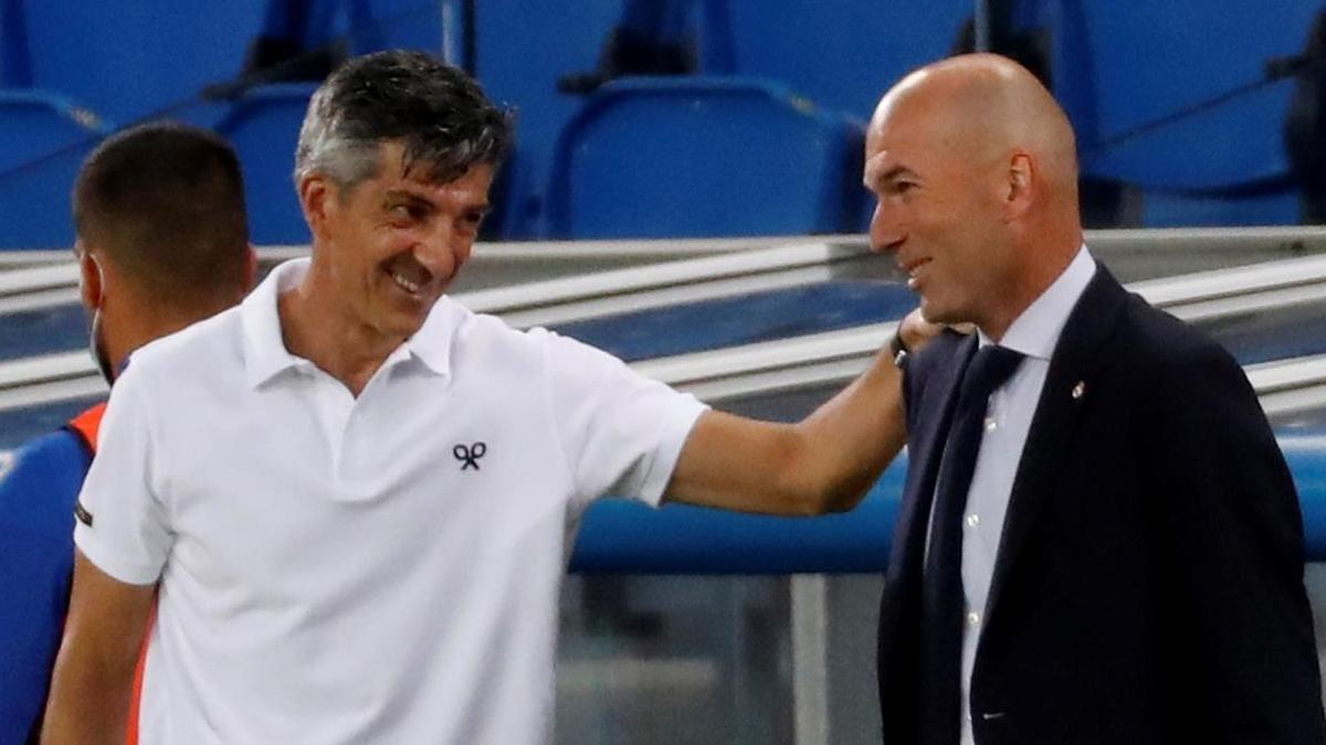 Imanol Alguacil ya sabe lo que es ganar al Real Madrid de Zinedine Zidane