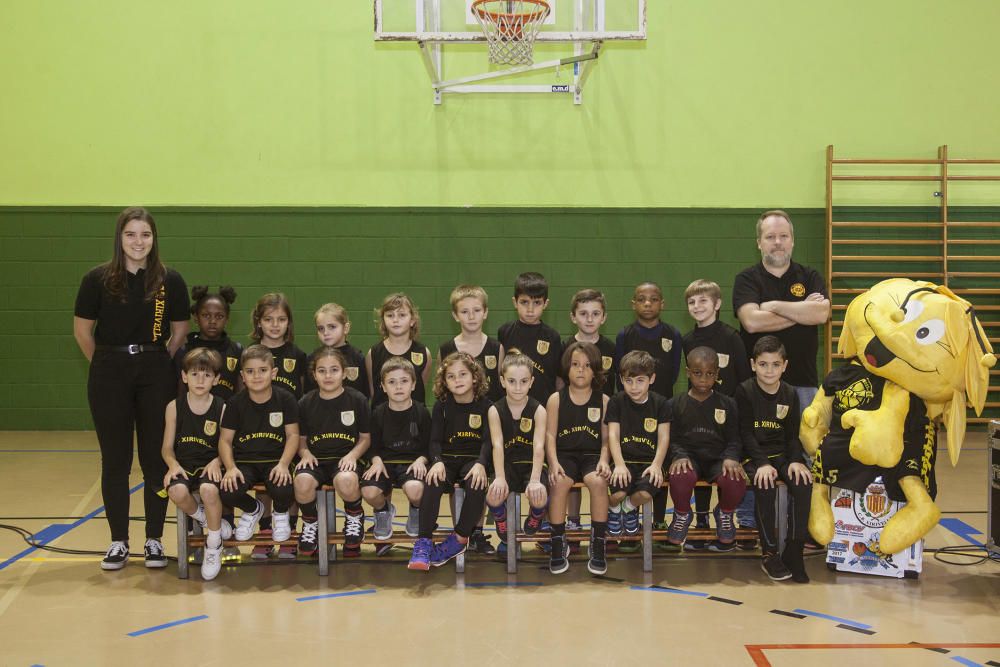 Equipos del club de baloncesto de Xirivella.