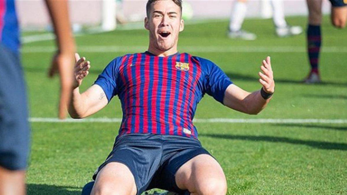 Alejandro Marcos jugaba en el juvenil A del Barça