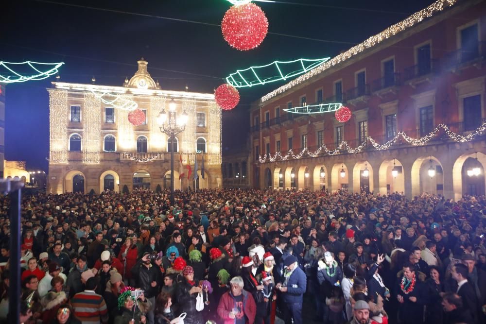 Nochevieja 2019 en Gijón