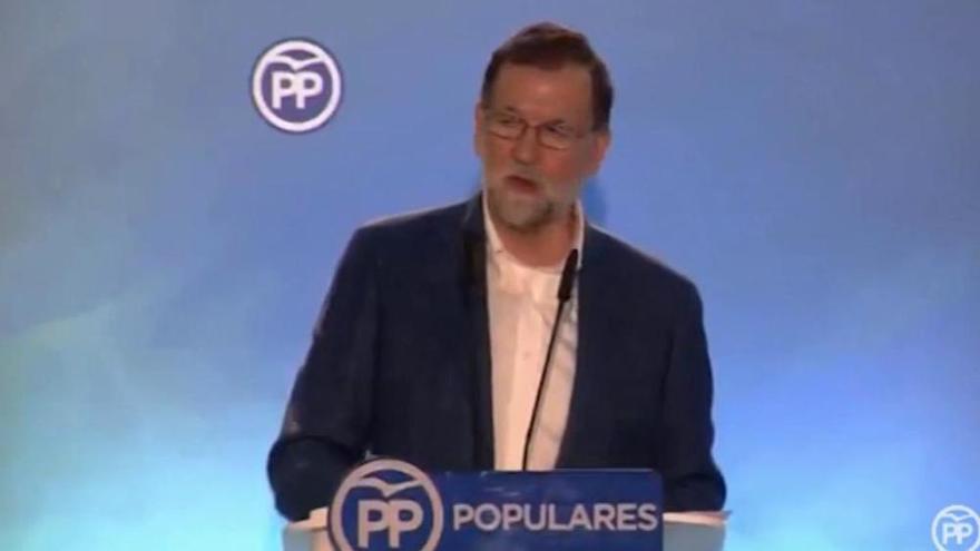 Rajoy: "No las acepto las lecciones del PSOE sobre pensiones"
