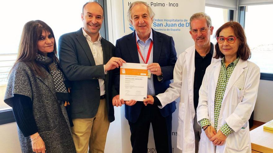 Sant Joan de Déu, certificado de Calidad en Farmacia