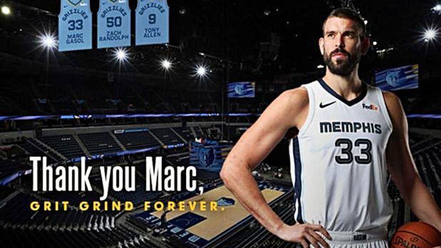 Els Grizzlies retiren el «33» de Gasol