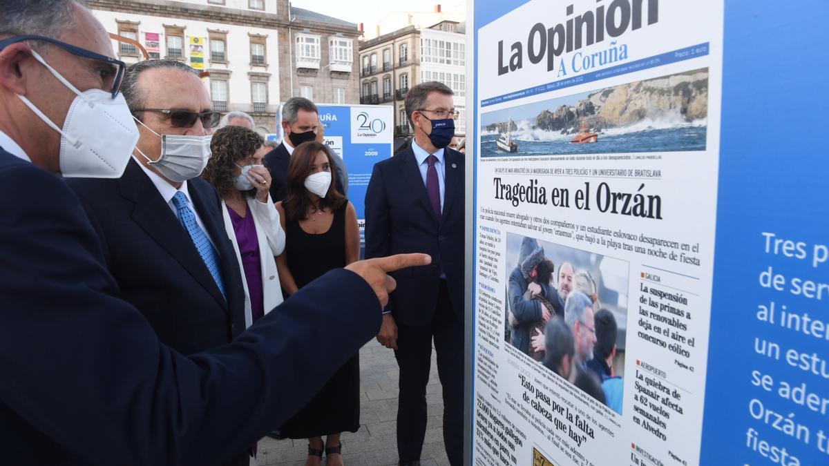 Los veinte años de LA OPINIÓN a través de una exposición con algunas de las portadas más destacadas.