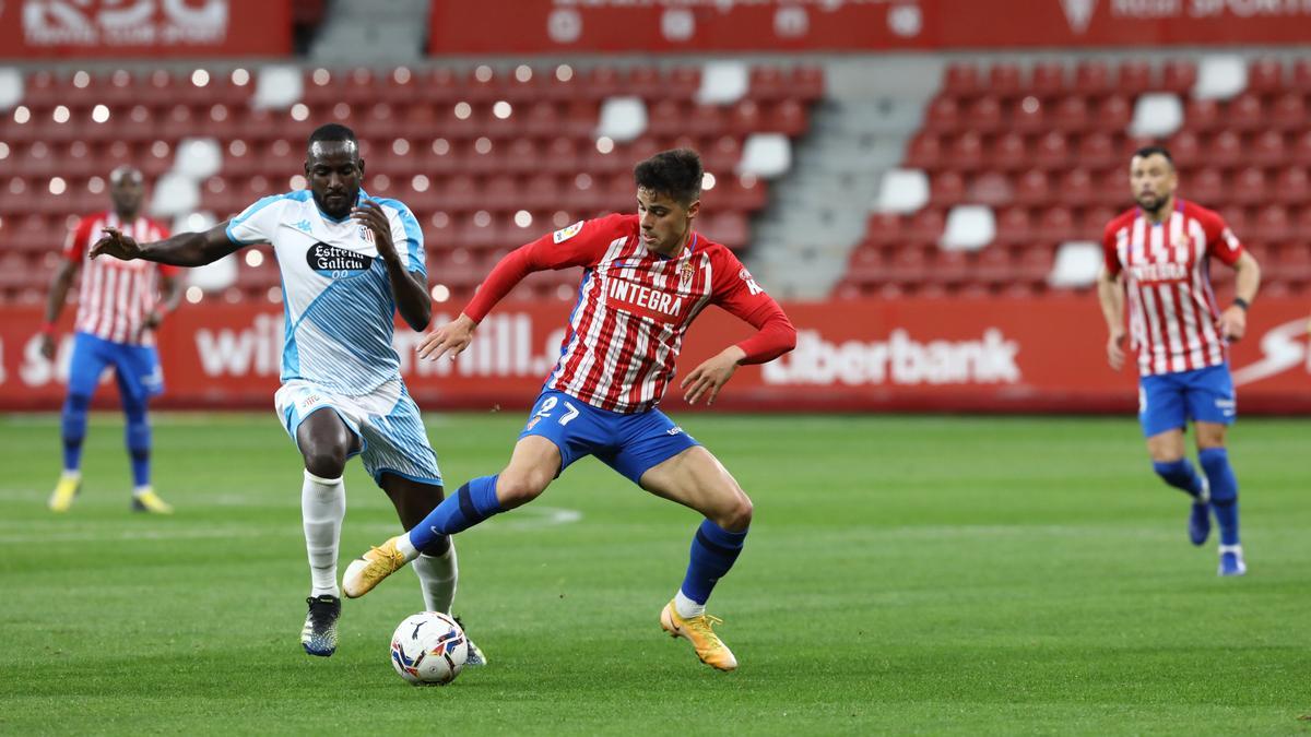 El Sporting-Lugo, en imágenes