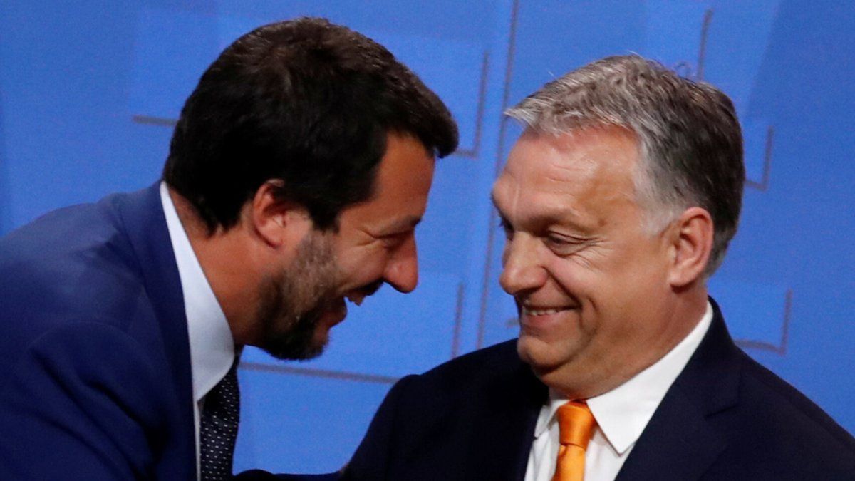 Mateo Salvini y Viktor Orbán son las caras reconocibles de la ultraderecha europea