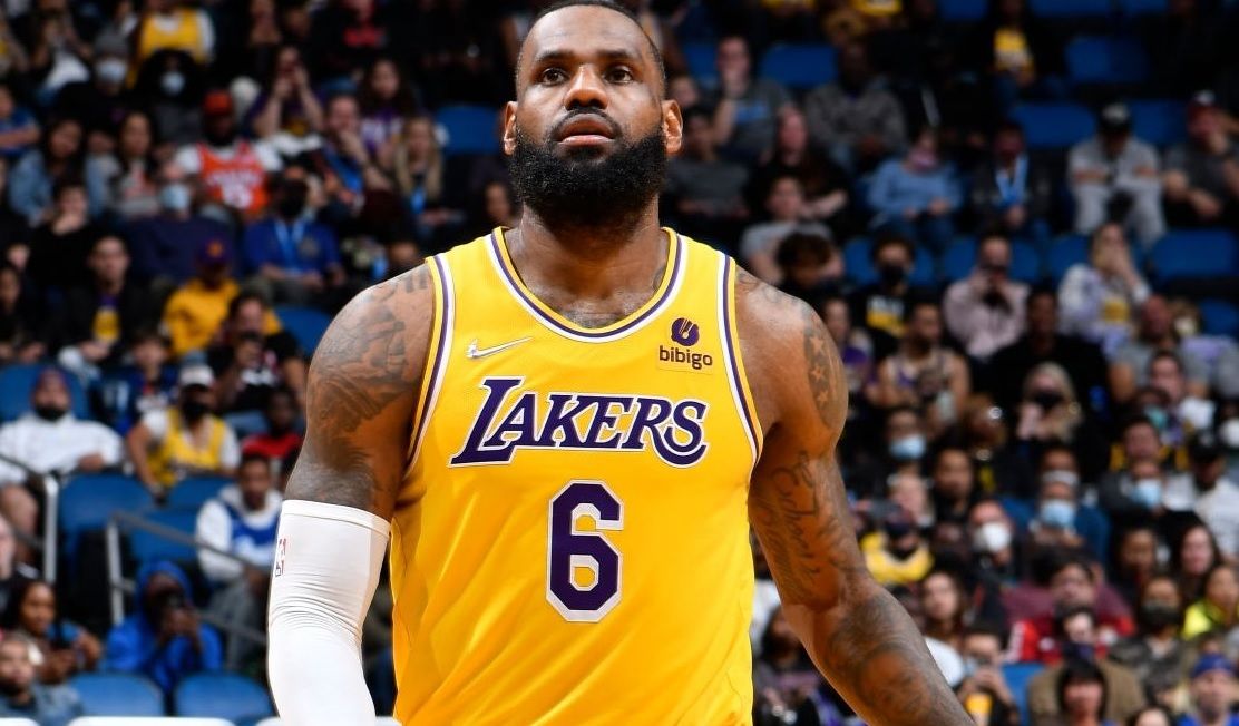 LeBron James, con los Lakers.