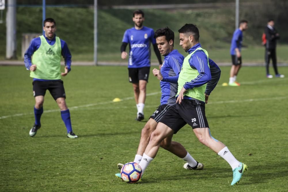 Entrenamiento del Real Oviedo en El Requexón