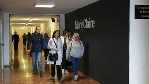 Trabajadores de la textil Marie Claire con sede en Vilafranca.