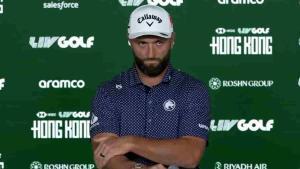 Rahm atendió a los medios en Hong Kong, previo al inicio del torneo este jueves, en Fanling y con los equipos al completo