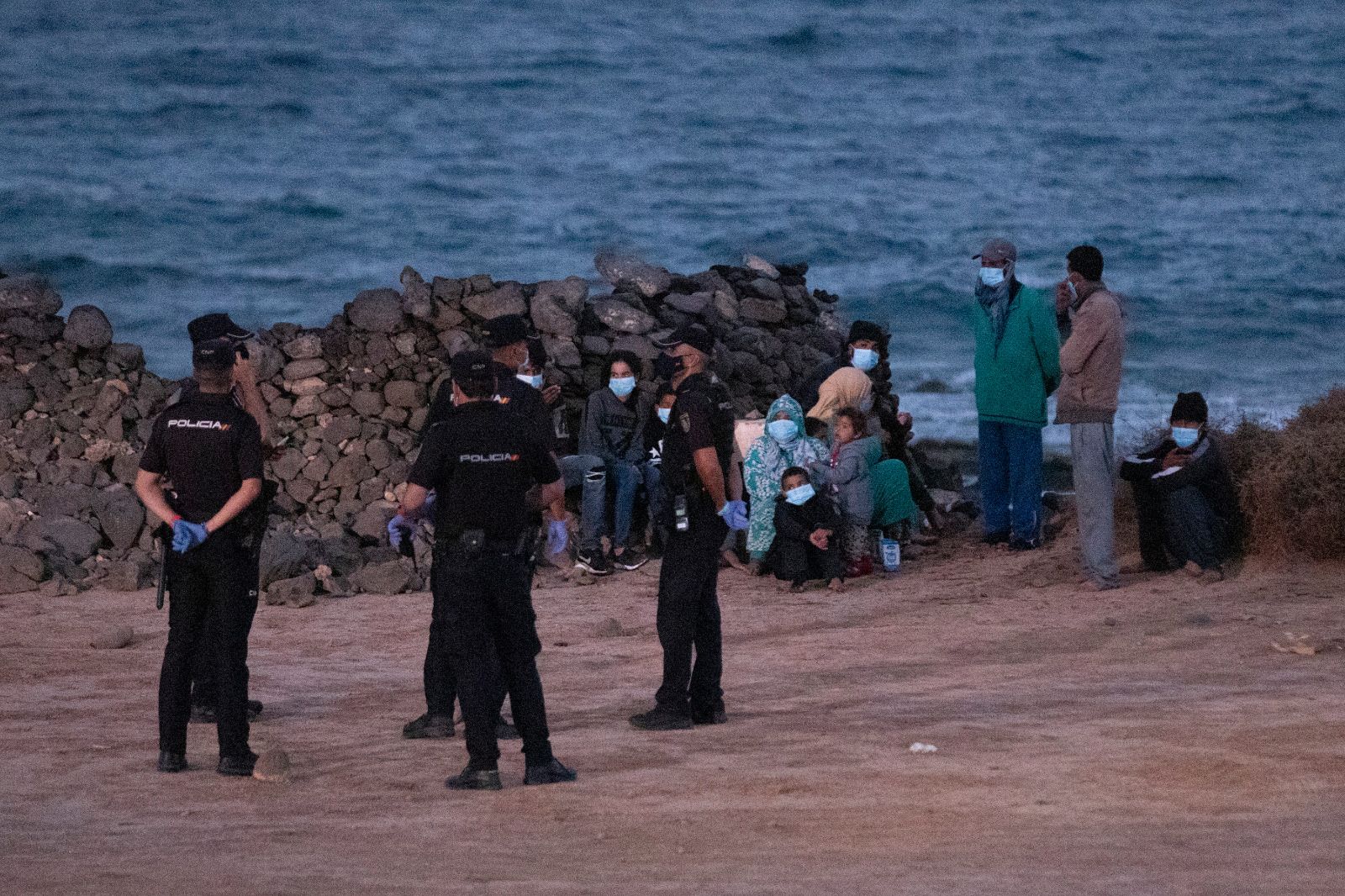 Una patera arriba a las costas de Fuerteventura