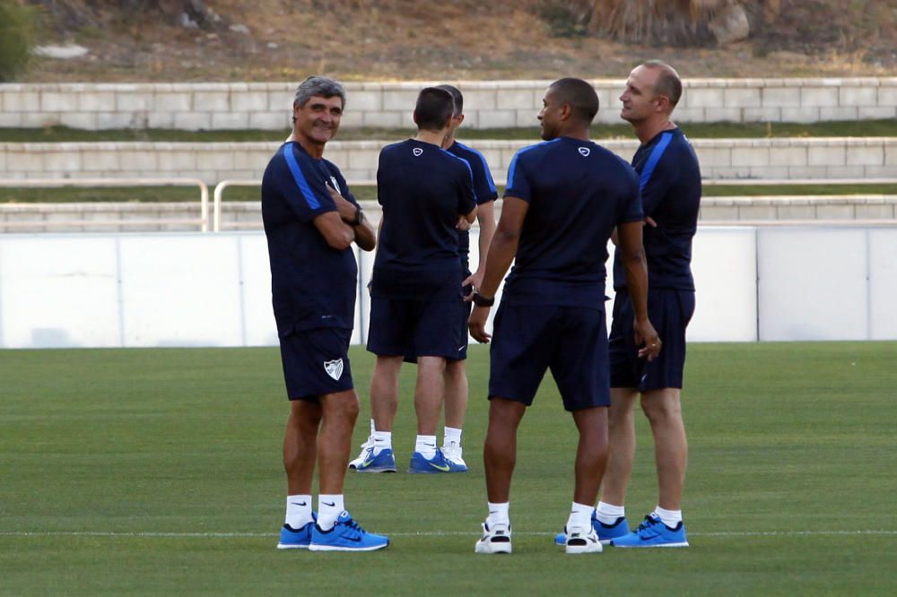 Primer entrenamiento del Málaga CF 2016/17