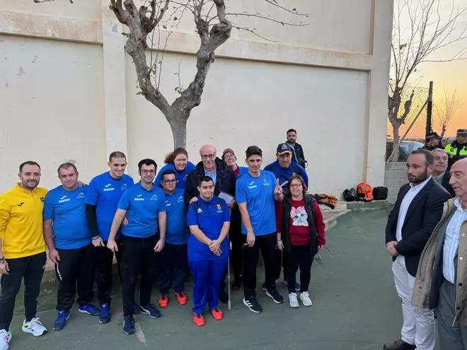 Visita del exentrenador de la selección española de fútbol Vicente del Bosque a Pilar de la Horadada