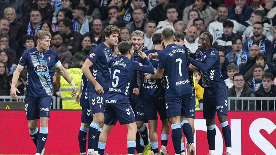 El Celta ridiculiza al Real Madrid en el Bernabéu