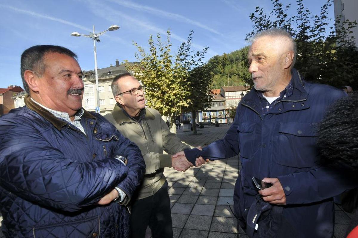 Funeral de Nicanor López Burgos en Mieres