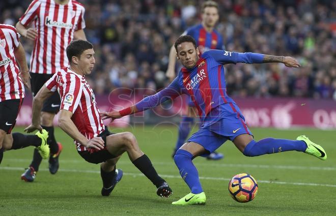 Neymar azulgrana en acción