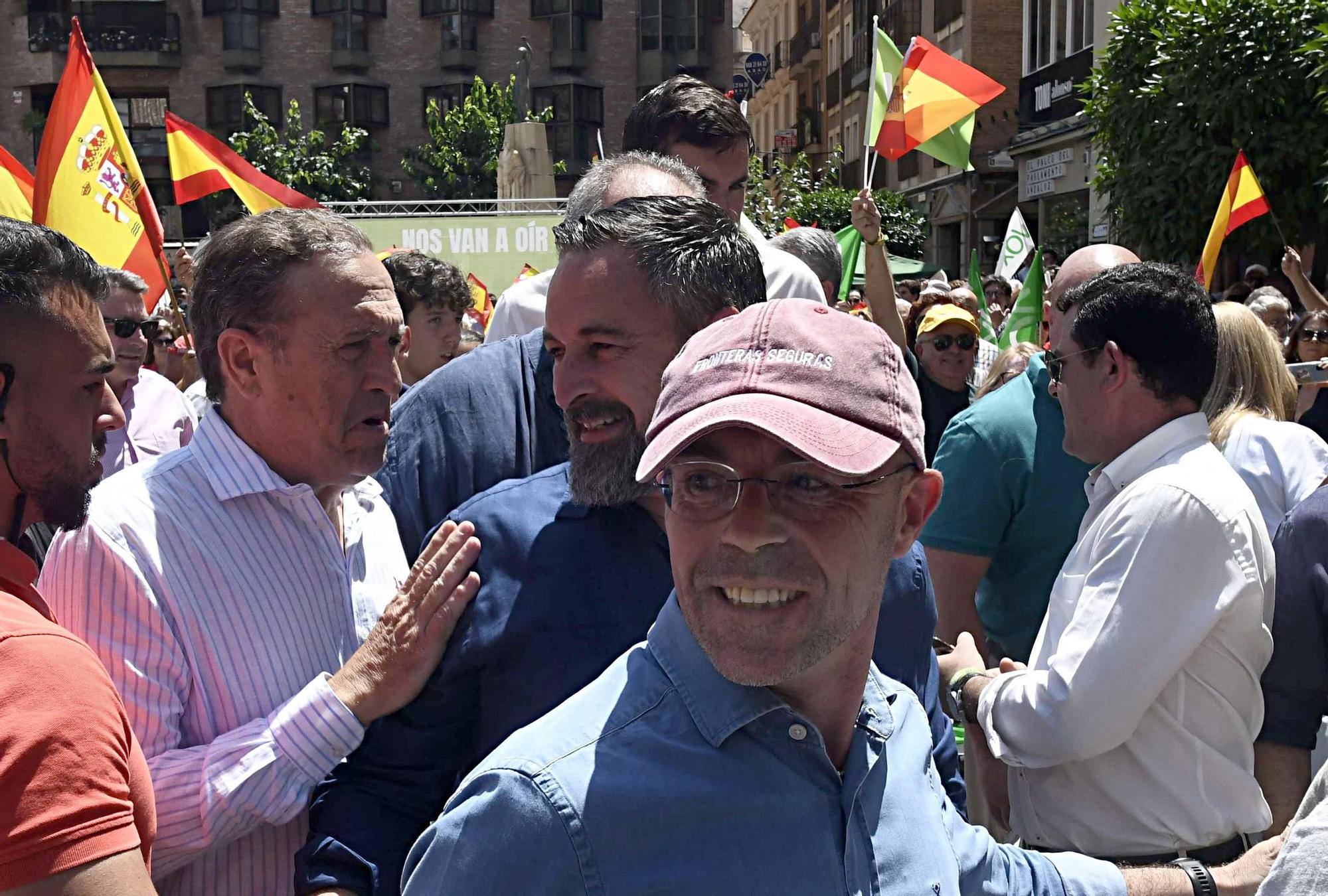 Acto de Santiago Abascal y Jorge Buxadé en Murcia