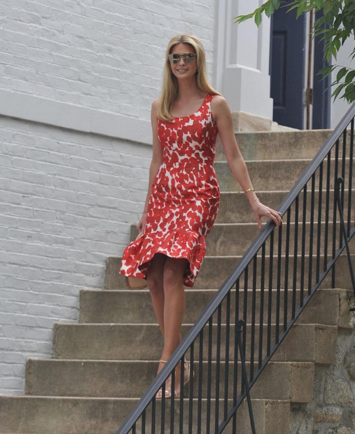 El veraniego look de Ivanka Trump en Washington DC