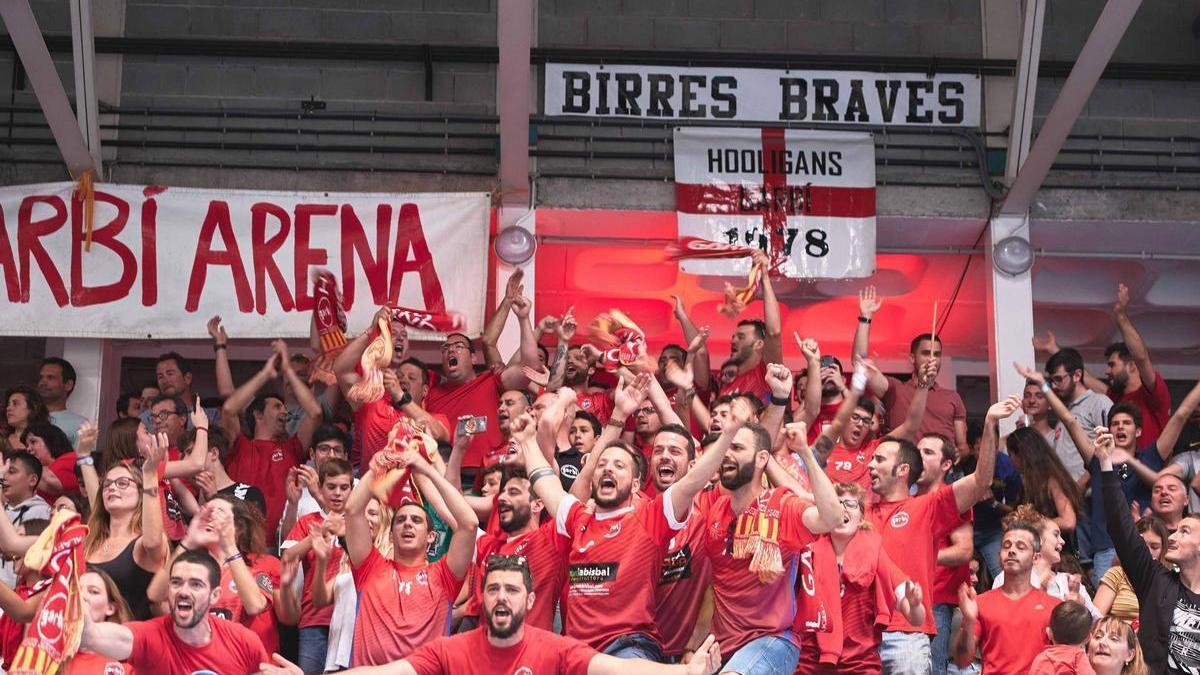 L'afició del Garbí Arena