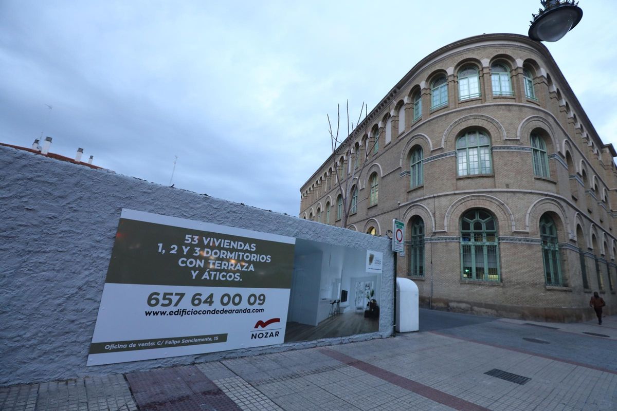 Nozar regresa a la capital aragonesa con una promoción de 52 viviendas frente a la sala Oasis, que empezará a construirse en septiembre.