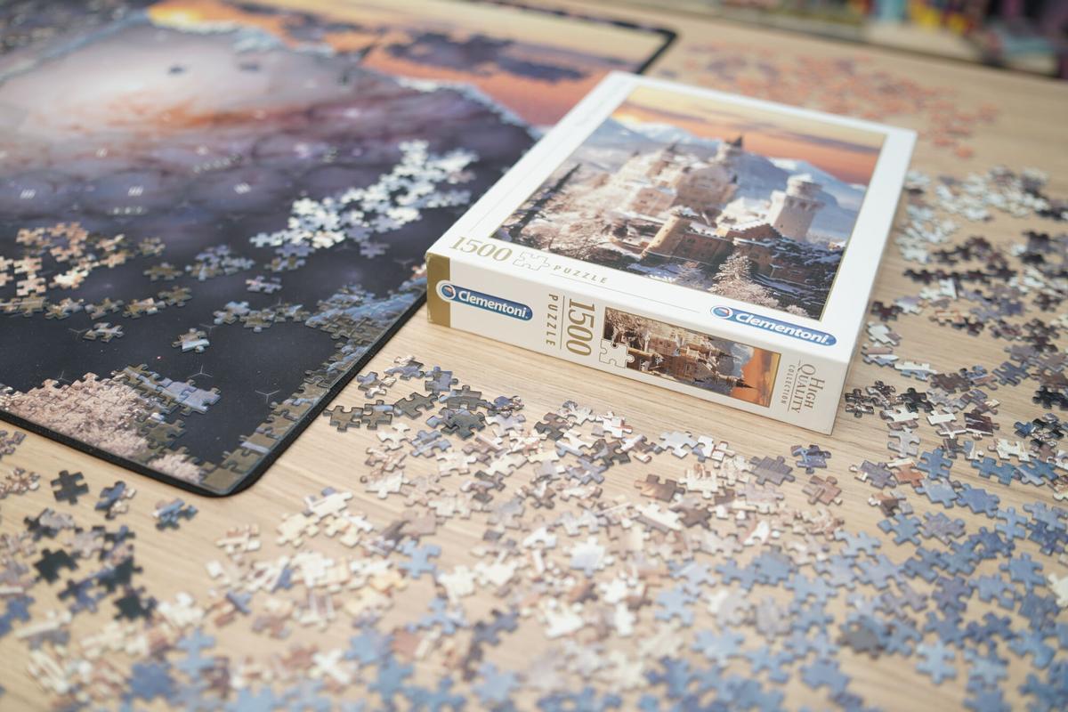 Uno de los puzzles que ofrece Chisco para que los clientes puedan jugar en Refuxio de lobos.