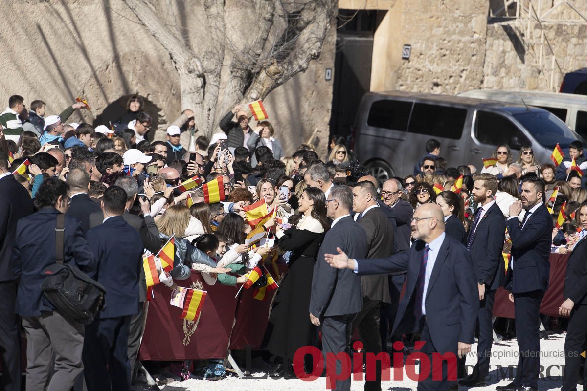 Visita de los reyes de España a Caravaca (explanada de la Basílica)