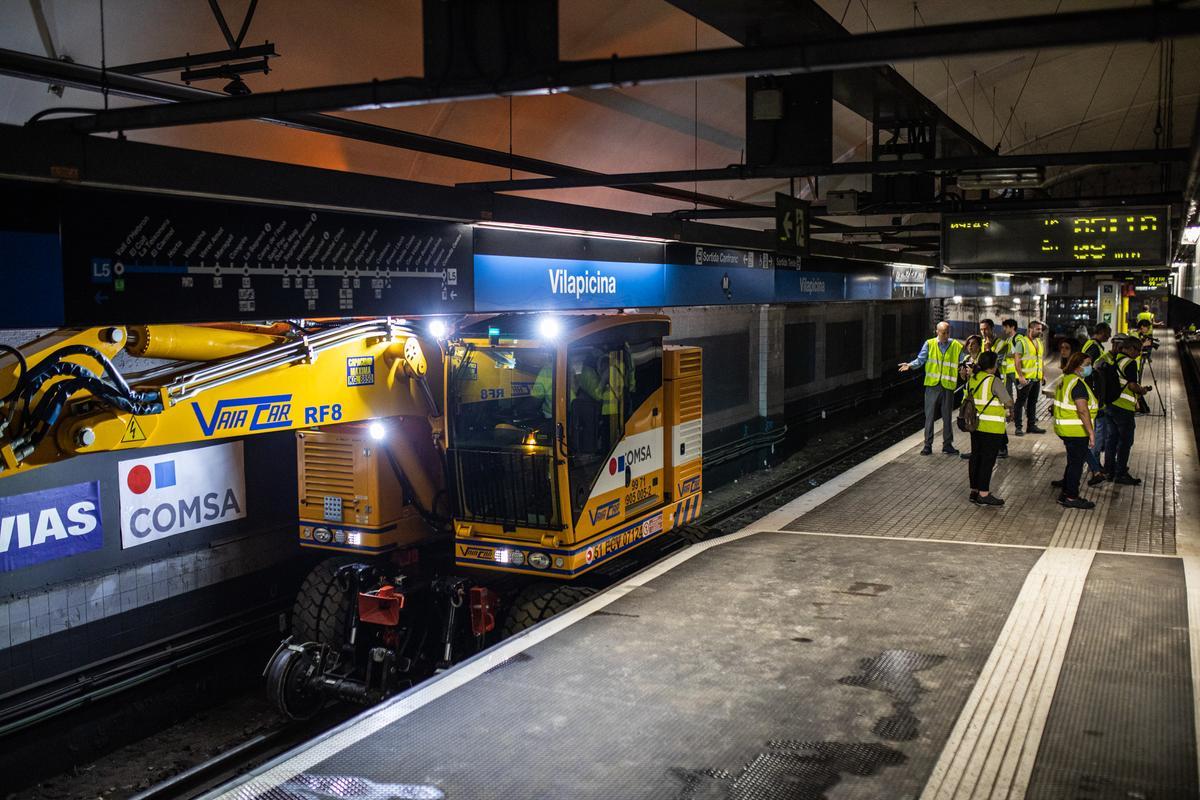 La línea 5 del metro de Barcelona se renueva