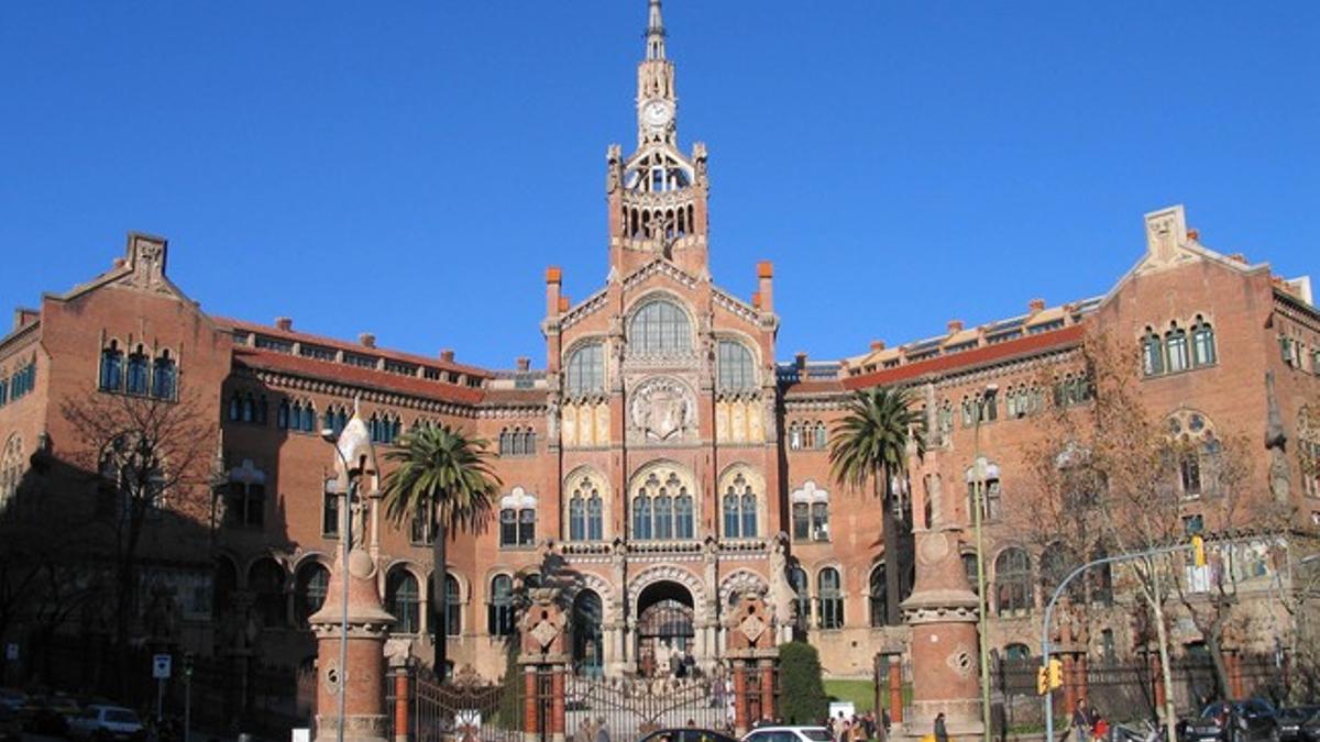 El Hospital de Santa Creu i Sant Pau, en Barcelona.
