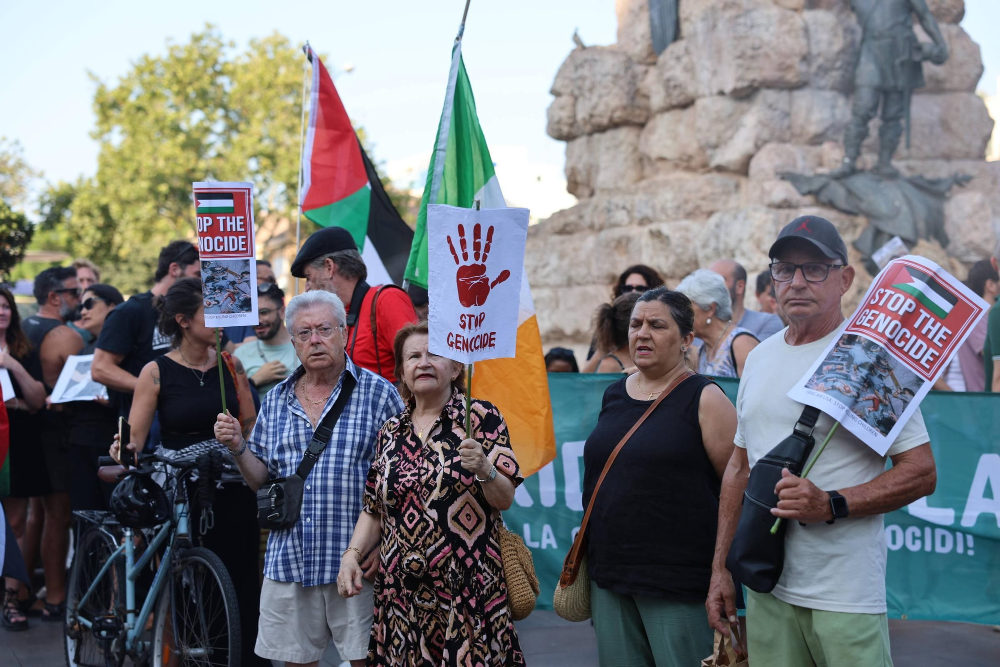 Multitudinaria manifestación por Palestina en Palma