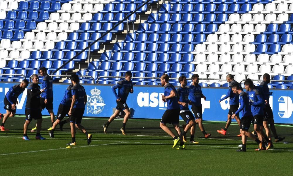 Última sesión antes de medirse al Eibar